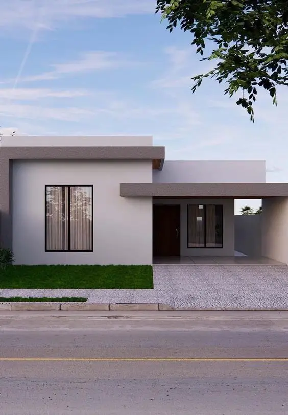Imagem 3D — Residência térrea